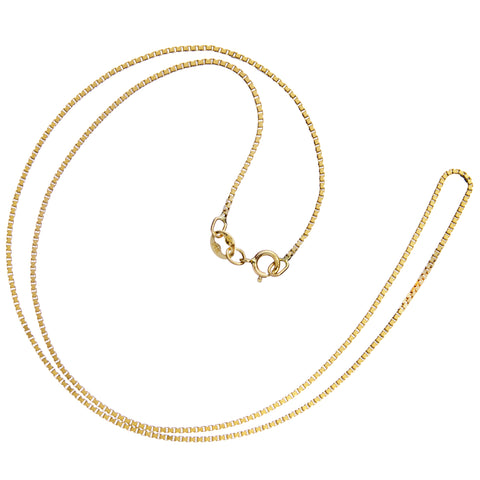 22K Gold Chain C-5194 (16 inches) – Rupashree Jewellers (RB)